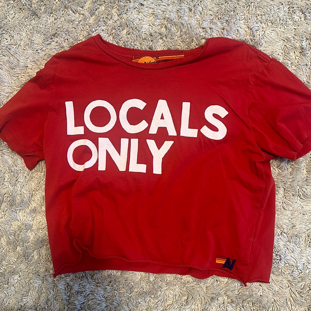 Aviator Nation locals only t-shirt